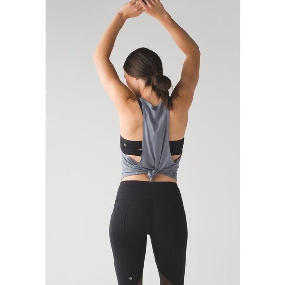 Lululemon Pace Rival Crop Marathon Leggings Black Size 4 - Picture 6 of 9